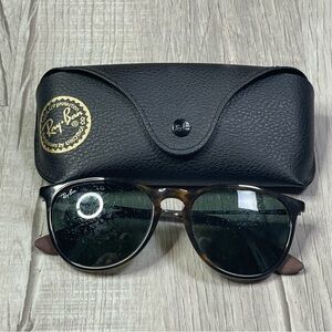 Ray-Ban Black and Brown Sunglasses